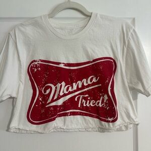 Mama Tried Cropped T-Shirt